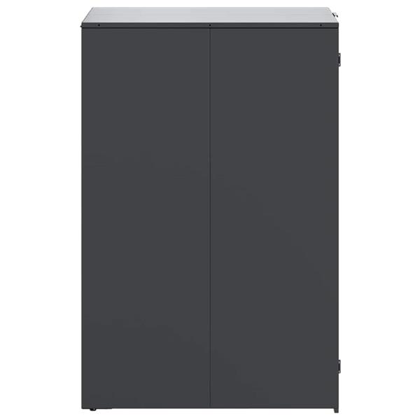 Grote foto vidaxl afvalcontaineropslag met gasliftdeksel voor 240l container tuin en terras overige tuin en terras