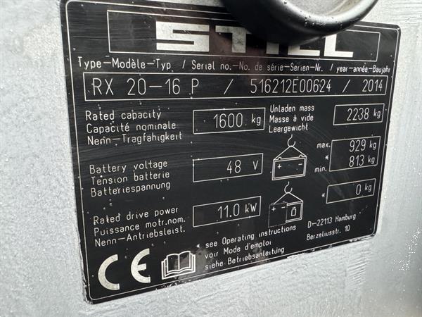 Grote foto vs 22435 elektrische triplex heftruck still rx20 16p bj2014 agrarisch heftrucks