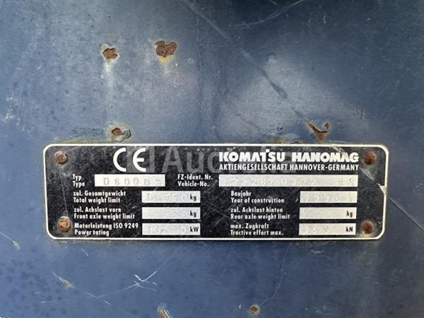 Grote foto komatsu hanomag d600ds doe het zelf en verbouw onderdelen en accessoires