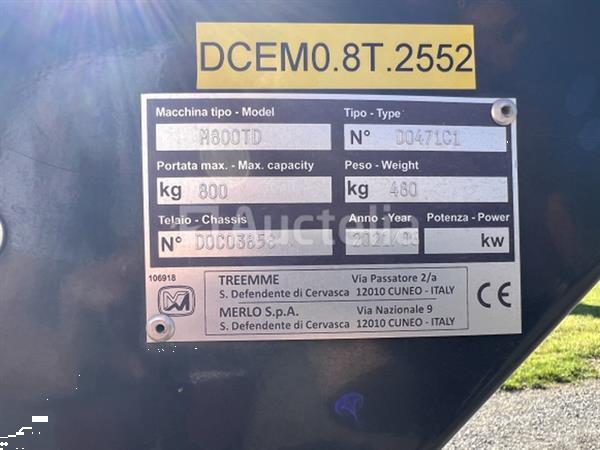 Grote foto merlo m800 td doe het zelf en verbouw onderdelen en accessoires