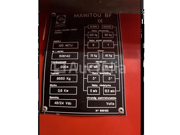 Grote foto manitou 120 aetj doe het zelf en verbouw onderdelen en accessoires