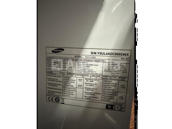 Grote foto amerikaanse koelkast samsung rsa1uhmg doe het zelf en verbouw onderdelen en accessoires