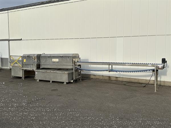 Grote foto peter cox wasmachine voor lente ui met blad en wortelsnijder agrarisch tuinbouw