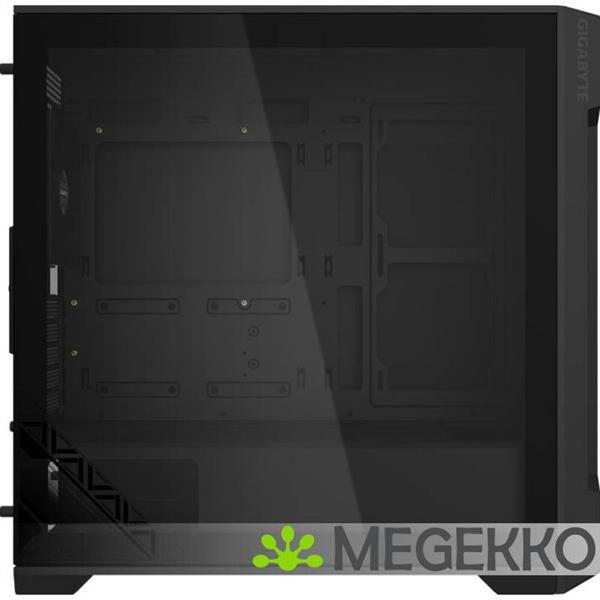 Grote foto gigabyte c102 glass black computers en software behuizingen en kasten