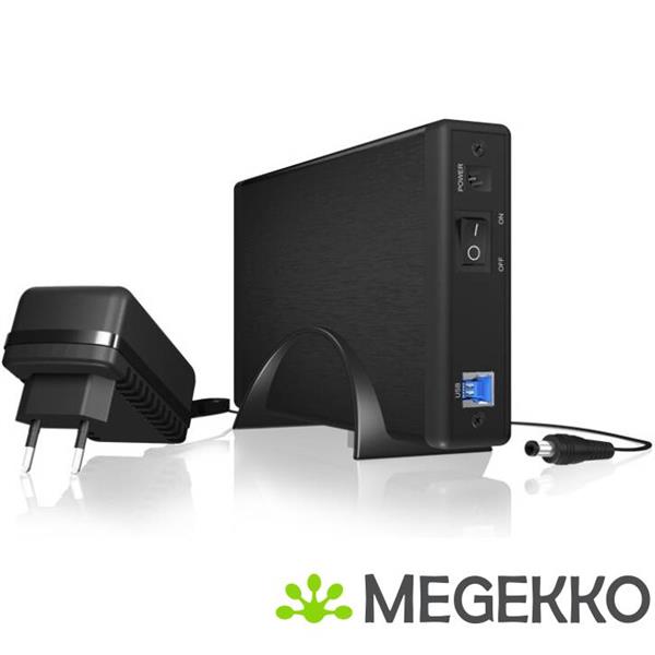 Grote foto icy box ib 377u3 hdd enclosure 3.5 zwart computers en software behuizingen en kasten