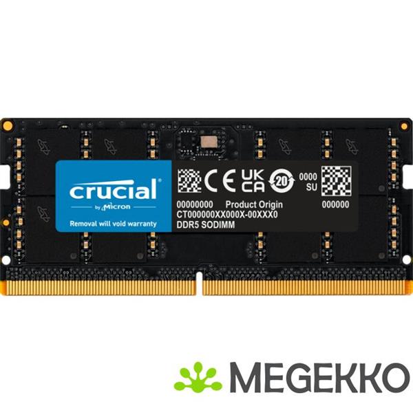 Grote foto crucial ddr5 sodimm 1x32gb 5600 computers en software overige computers en software