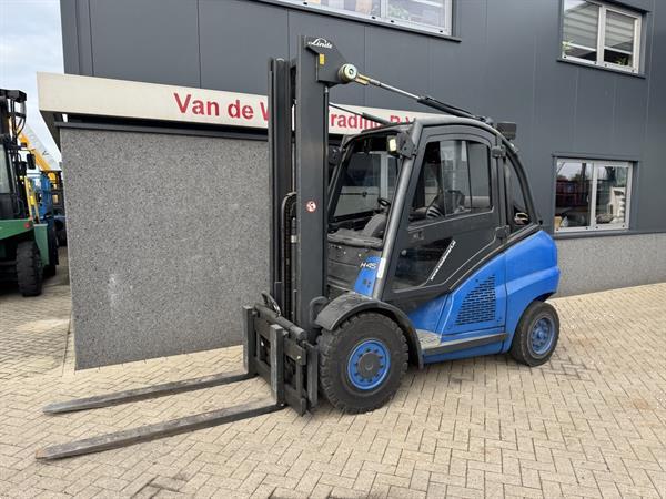 Grote foto linde h45t duplo 400 freelift sideshift 4e functie lpg 2005 agrarisch heftrucks