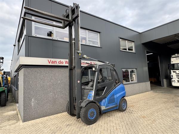 Grote foto linde h45t duplo 400 freelift sideshift 4e functie lpg 2005 agrarisch heftrucks
