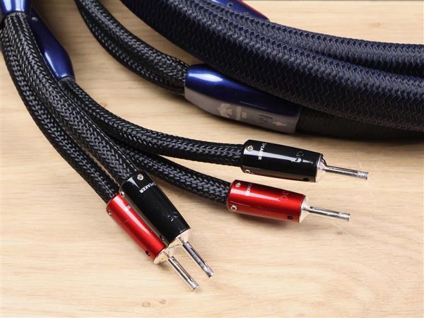 Grote foto audioquest thunderbird zero highend audio speaker cables 2 5 metre audio tv en foto onderdelen en accessoires