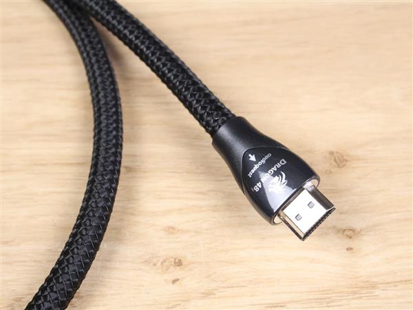 Grote foto audioquest dragon 48 highend full silver audio hdmi cable 1 0 metre audio tv en foto onderdelen en accessoires