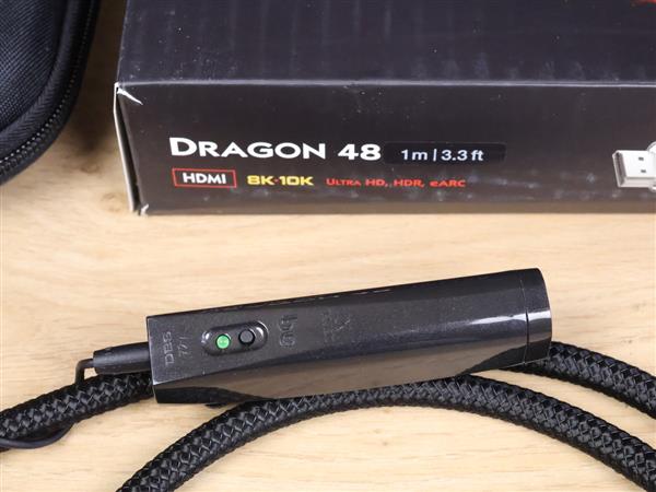 Grote foto audioquest dragon 48 highend full silver audio hdmi cable 1 0 metre audio tv en foto onderdelen en accessoires