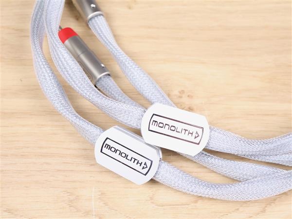 Grote foto albedo monolith pure silver highend audio interconnects rca 1 0 metre audio tv en foto onderdelen en accessoires