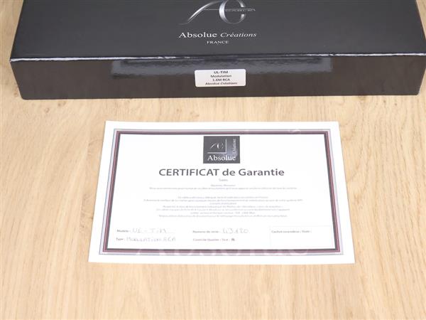 Grote foto absolue creations ul tim highend audio interconnects rca 1 6 metre audio tv en foto onderdelen en accessoires