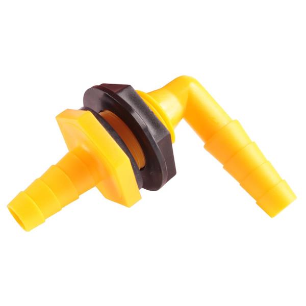 Grote foto watertankdoorvoer haaks geel caravans en kamperen caravan accessoires