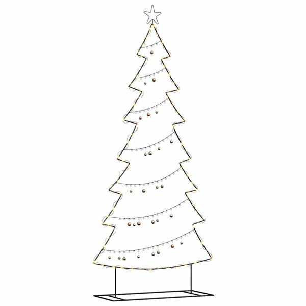 Grote foto vidaxl metalen kerstboom met standaard zwart 210 cm staal diversen overige diversen