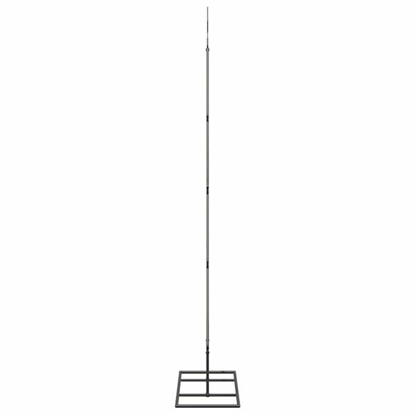 Grote foto vidaxl metalen kerstboom met standaard zwart 125 cm staal diversen overige diversen