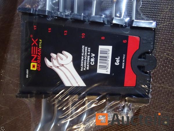 Grote foto set van 6 onex ox 237 ringsteeksleutels doe het zelf en verbouw gereedschappen en machines