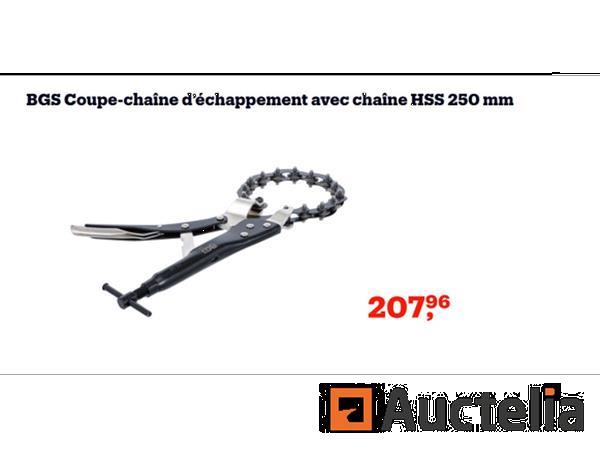 Grote foto uitlaatpijpsnijder met ketting hss bgs 134 doe het zelf en verbouw gereedschappen en machines