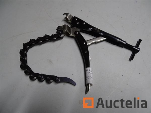 Grote foto uitlaatpijpsnijder met ketting hss bgs 134 doe het zelf en verbouw gereedschappen en machines