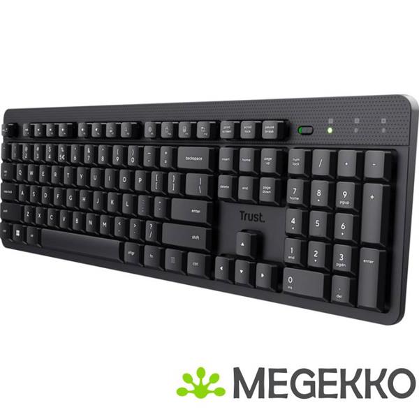 Grote foto trust ody v2 toetsenbord draadloos zwart computers en software toetsenborden