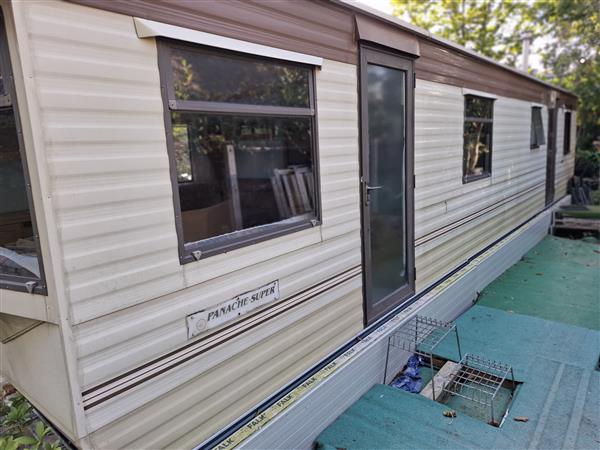 Grote foto stacaravan caravans en kamperen stacaravans