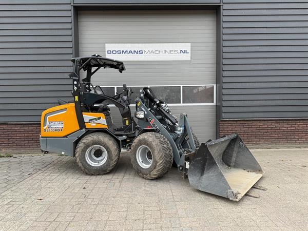 Grote foto giant g2700 hd minishovel kniklader demo 2025 50 uur agrarisch shovels