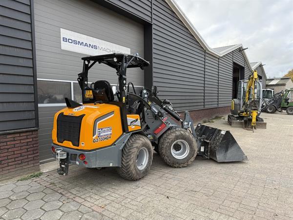 Grote foto giant g2700 hd minishovel kniklader demo 2025 50 uur agrarisch shovels