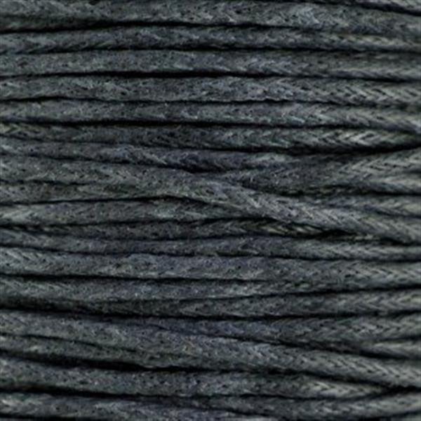 Grote foto waxkoord 1.5 mm grijs grey 1 2 mtr. sieraden tassen en uiterlijk kettingen