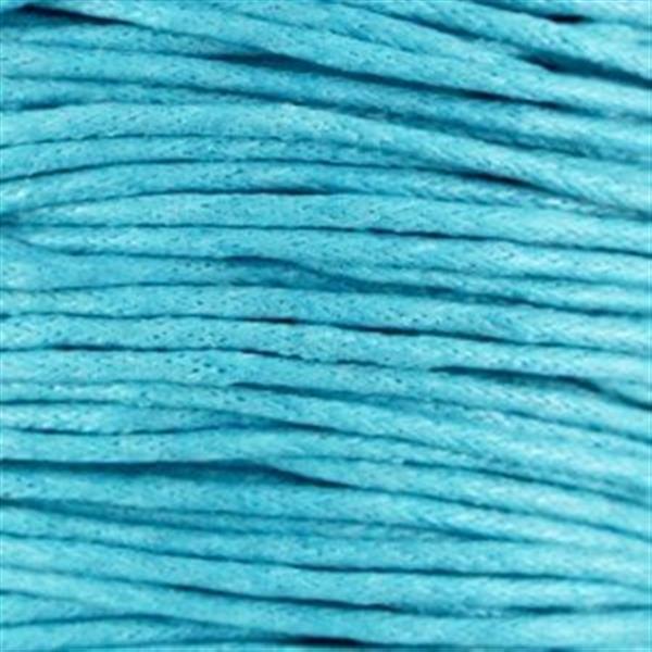 Grote foto waxkoord 1.5 mm donker aquamarine blauw 1 2 mtr. kleding dames sieraden