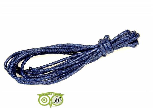 Grote foto waxkoord 1.5 mm midnight blue 1 2 mtr. kleding dames sieraden