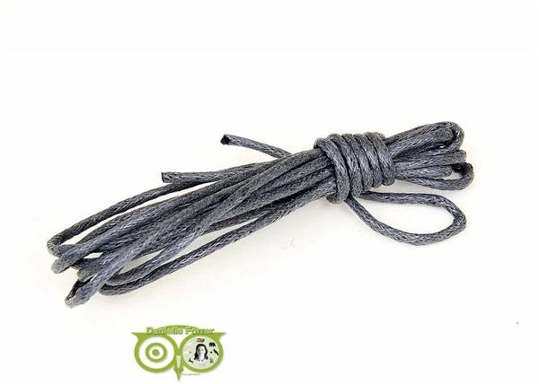 Grote foto waxkoord 1.5 mm grijs grey 1 2 mtr. kleding dames sieraden