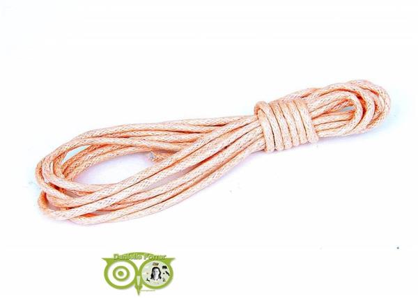 Grote foto waxkoord 1.5 mm perzik soft peach 1 2 mtr. kleding dames sieraden