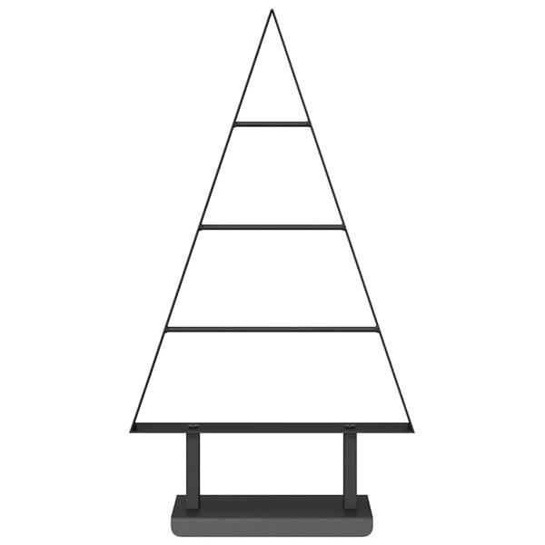 Grote foto vidaxl metalen kerstboom met standaard zwart 60 cm staal diversen overige diversen