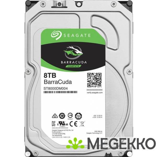 Grote foto seagate hdd 3.5 8tb st8000dm004 barracuda computers en software harde schijven