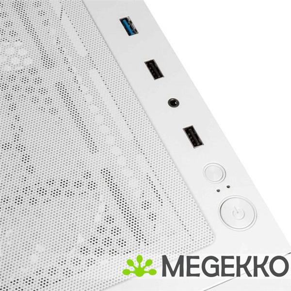 Grote foto kolink observatory hf glass white argb midi tower computers en software behuizingen en kasten