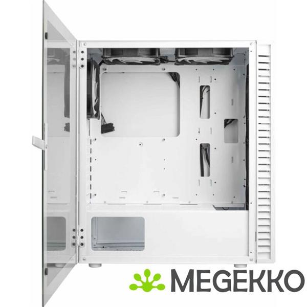 Grote foto kolink observatory hf glass white argb midi tower computers en software behuizingen en kasten