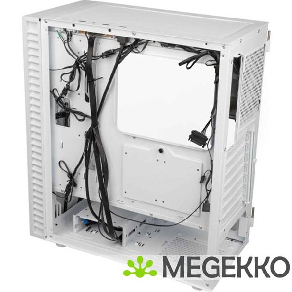 Grote foto kolink observatory hf glass white argb midi tower computers en software behuizingen en kasten