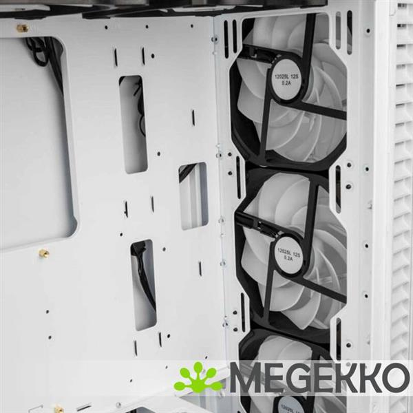 Grote foto kolink observatory hf glass white argb midi tower computers en software behuizingen en kasten