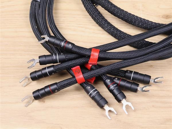 Grote foto ikigai kangai highend silver gold audio speaker cables 2 0 metre audio tv en foto onderdelen en accessoires