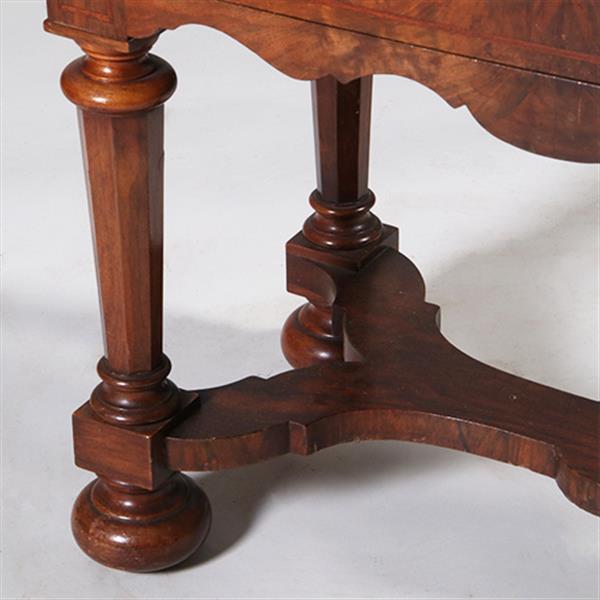 Grote foto kleine wortelnoten kruisvoet commode ca 1715 mooie patina no.342010 antiek en kunst stoelen en banken