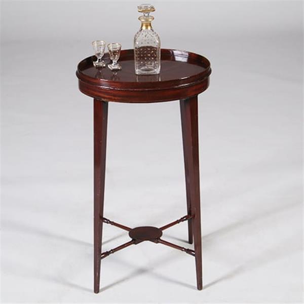 Grote foto 18e eeuws kraantjeskan tafeltje als wijntafeltje k zeer geschikt no.342075 antiek en kunst stoelen en banken