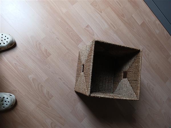 Grote foto stevige rieten mand huis en inrichting overige huis en inrichting