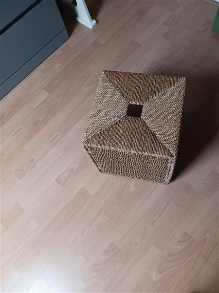 Grote foto stevige rieten mand huis en inrichting overige huis en inrichting