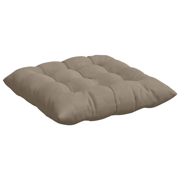 Grote foto vidaxl zitkussens 4 pcs taupe 40 x 40 x 6 cm microfibre huis en inrichting woningdecoratie
