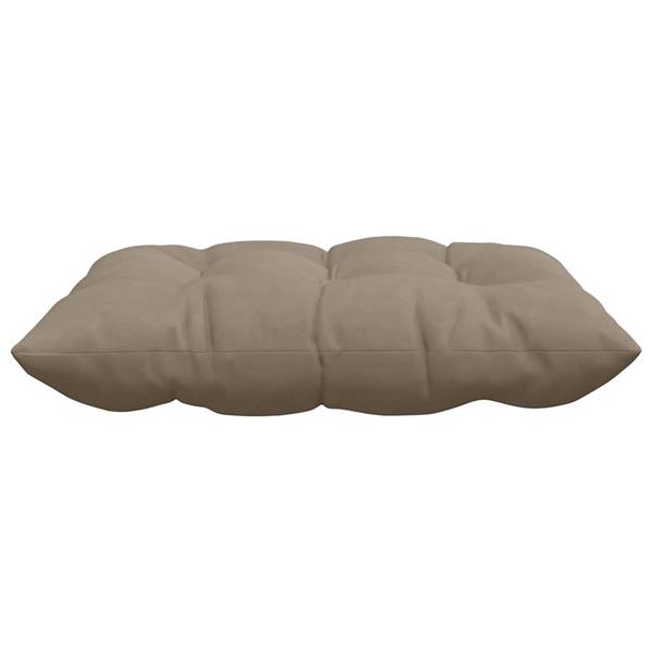 Grote foto vidaxl zitkussens 4 pcs taupe 40 x 40 x 6 cm microfibre huis en inrichting woningdecoratie