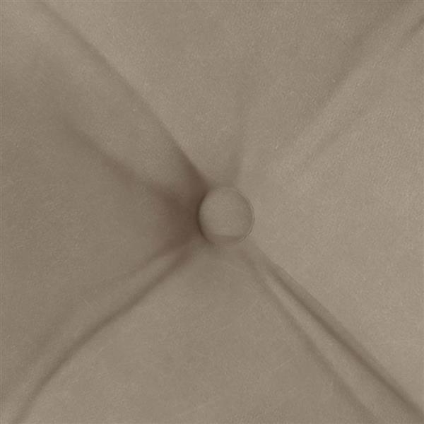 Grote foto vidaxl zitkussens 4 pcs taupe 40 x 40 x 6 cm microfibre huis en inrichting woningdecoratie