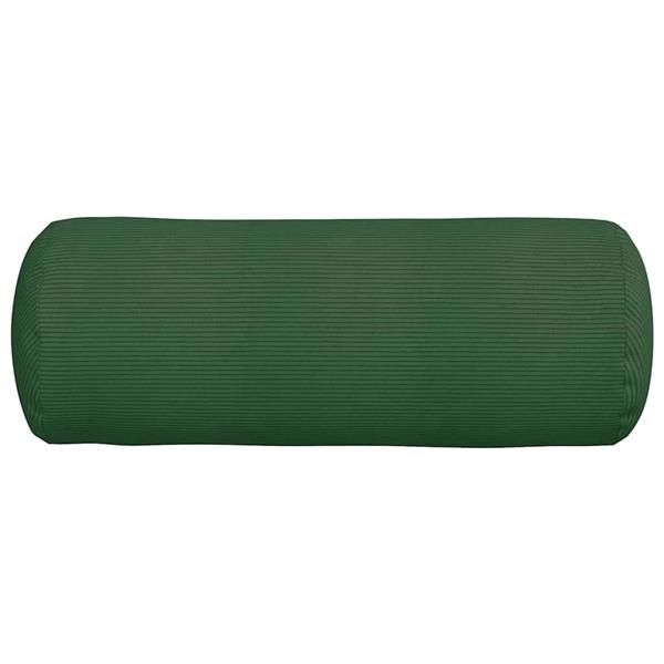 Grote foto vidaxl bolster kussens 2 pcs donkergroen 25 x 70 cm katoen stof huis en inrichting woningdecoratie