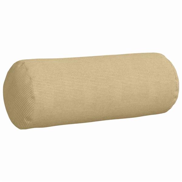 Grote foto vidaxl bolster kussens 2 pcs grijs groen 25 x 70 cm katoen stof huis en inrichting woningdecoratie