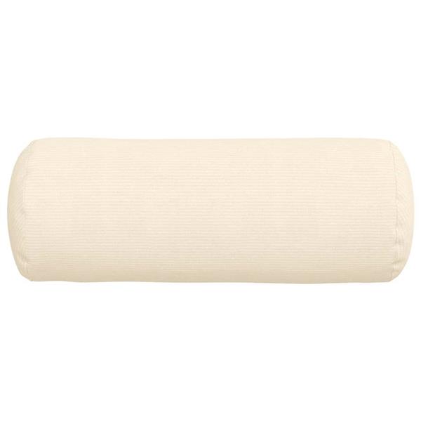 Grote foto vidaxl bolster kussens 2 pcs cr me 25 x 70 cm katoen stof huis en inrichting woningdecoratie