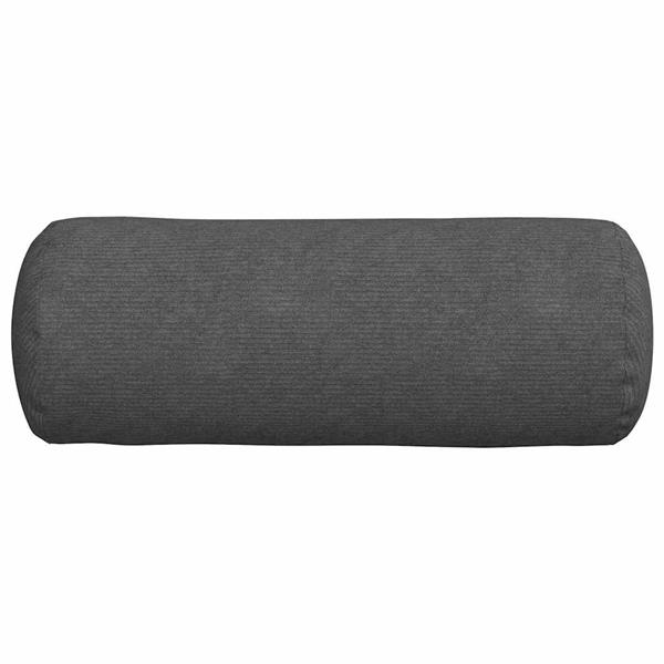 Grote foto vidaxl bolster kussens 2 pcs donkergrijs 25 x 70 cm katoen stof huis en inrichting woningdecoratie